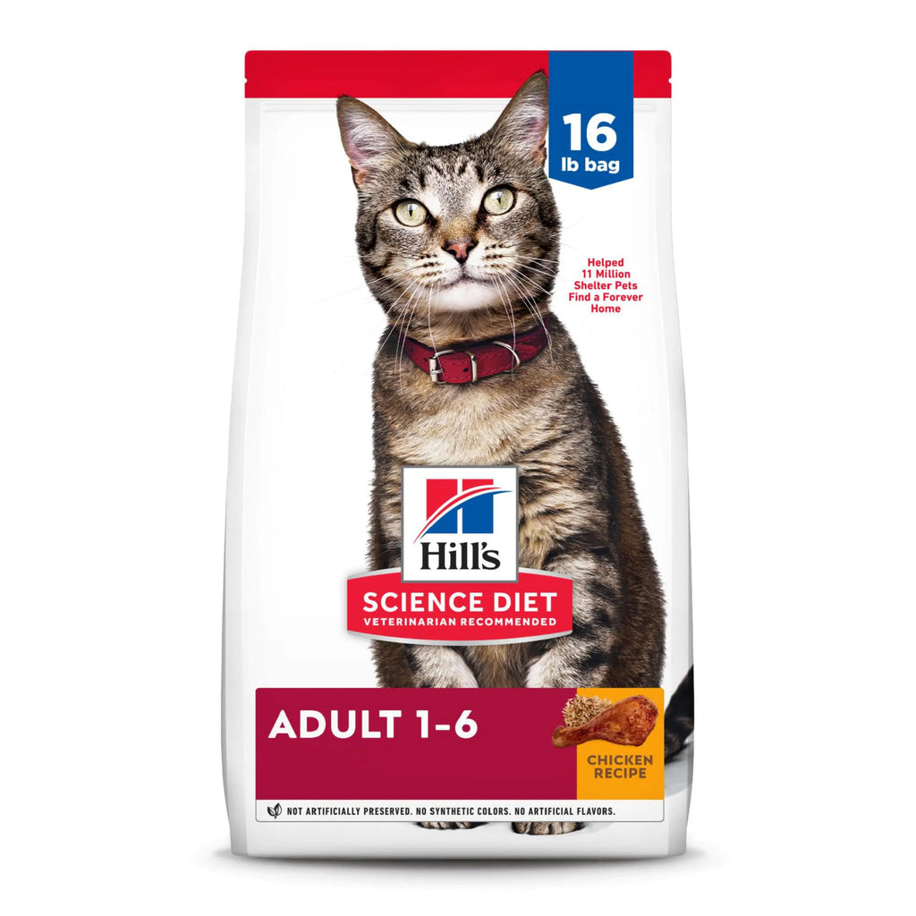 Hills Science Diet Adult Dry Cat Food Chicken Recipe 16 lb Bag Lootquake LLC
