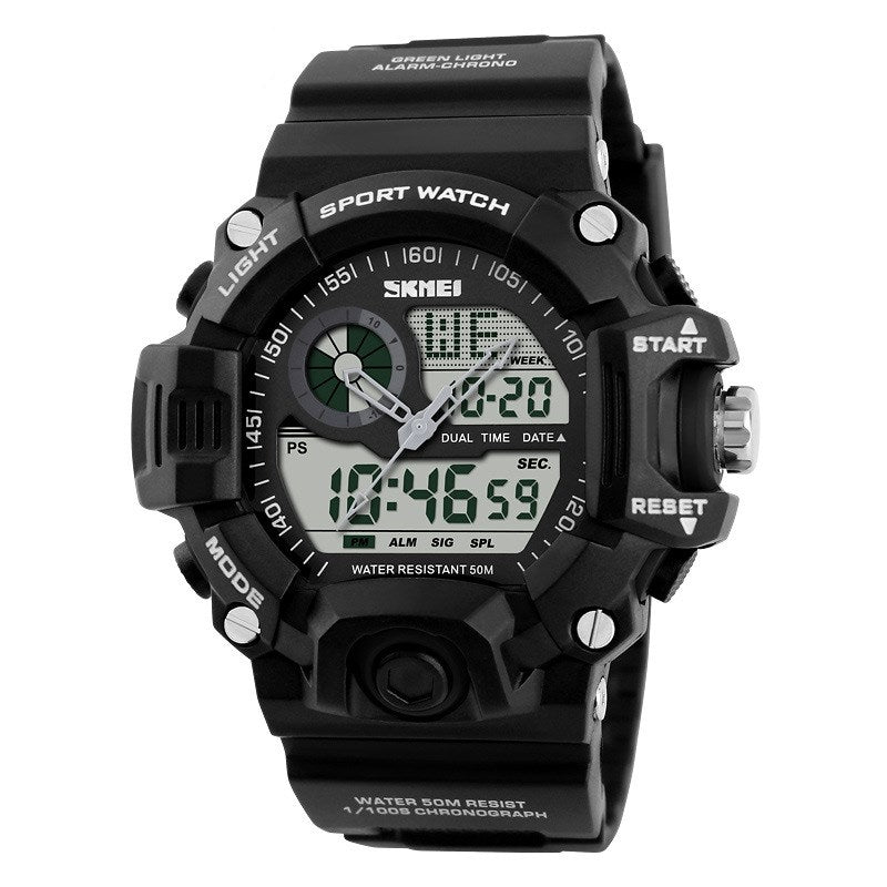 Sport Famous Watch for Men Military Army Watch With Led Digital Display Analog Shock and Alarm clock and Night Mode - SJB-DIAMOND ELITES