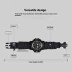Military Survival  Men Watch With Compass/whistle /scraper/Waterproof 30M Outdoor Men Sports G Style -Shock Watch Relogio Masculino - SJB-DIAMOND ELITES