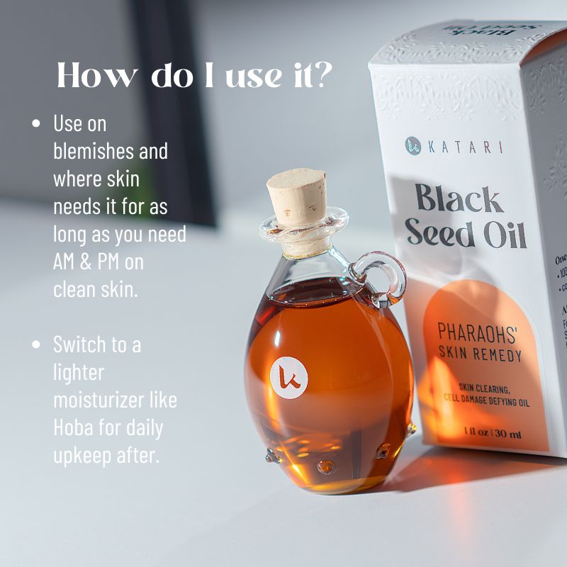 Black Seed Oil - Acne Fighting & Clear Skin Katari Beauty