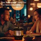 TRIROCKS Cordless Table Lamp Rechargeable Battery Operated Ambient Lighting with Cozy Lights, 3-Step Touch Dimmable LED Amber Light for Bar,Coffee Table, Patio,Camping Lootquake LLC