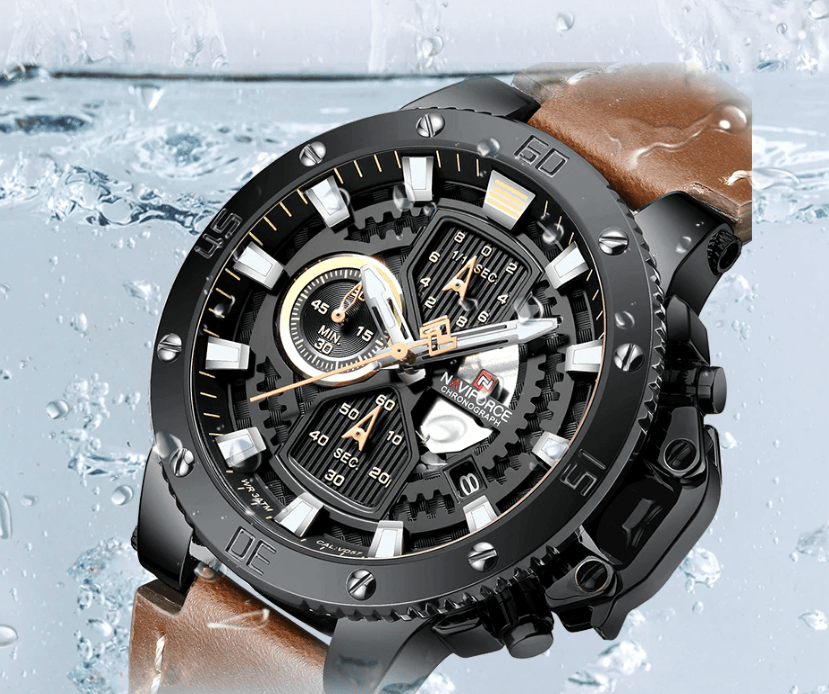 Men's Casual Waterproof Watch With Chronometers And Fluorescent Hands Excellent Design Perfect Gift - SJB-DIAMOND ELITES