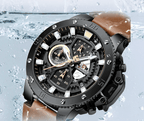 Men's Casual Waterproof Watch With Chronometers And Fluorescent Hands Excellent Design Perfect Gift - SJB-DIAMOND ELITES