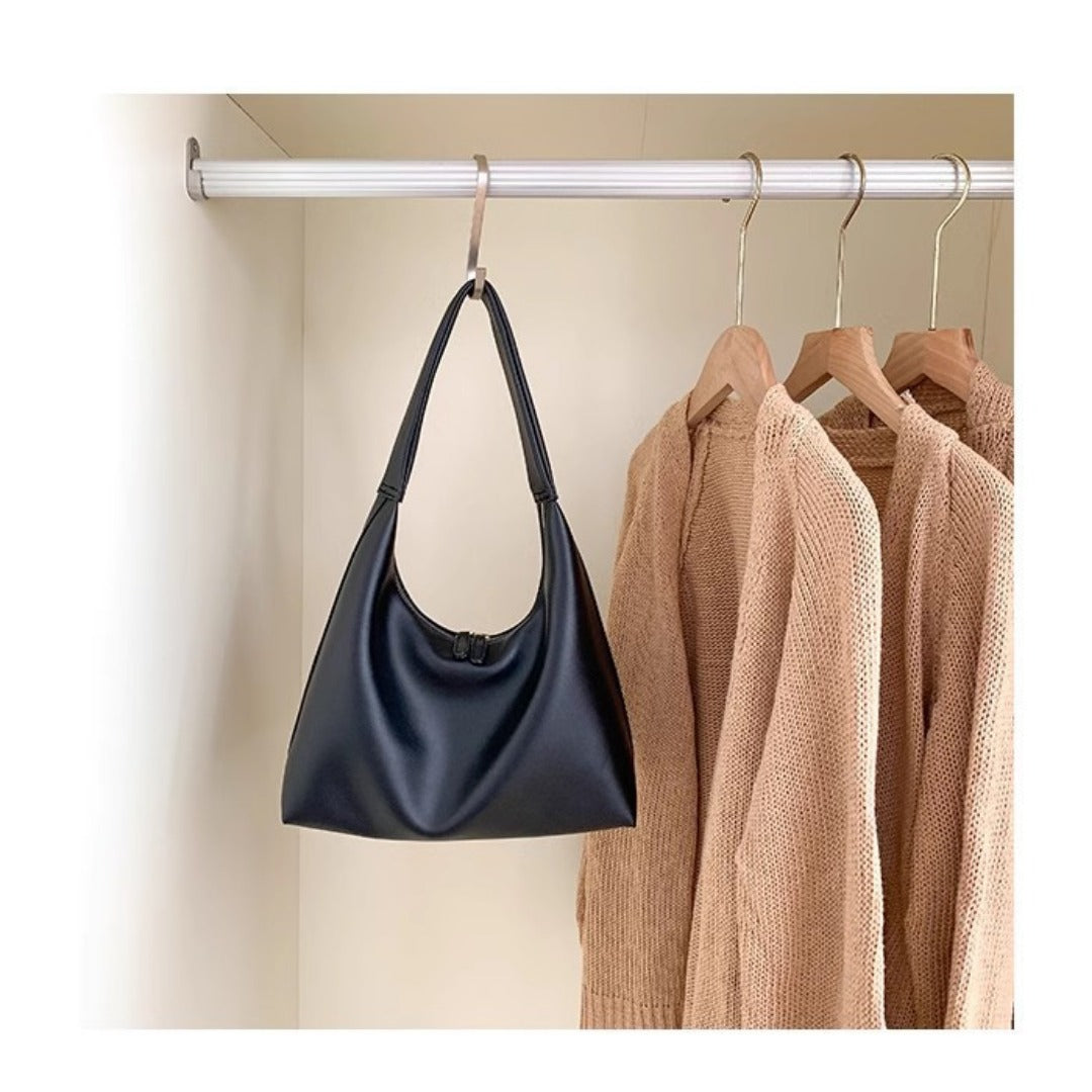 Simple versatile hobo bag for women, hand soft leather hobo bag, retro shoulder armpit bag - SJB-DIAMOND ELITES