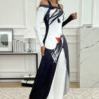 Ladies' Business Elegant Wide Leg Casual Loose Fit One Shoulder Set Sexy Party Set - SJB-DIAMOND ELITES