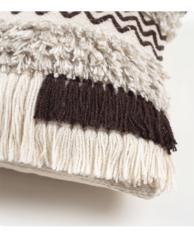 Style Wool Throw Pillow Sofa Cushion Cushion Pi-Mart