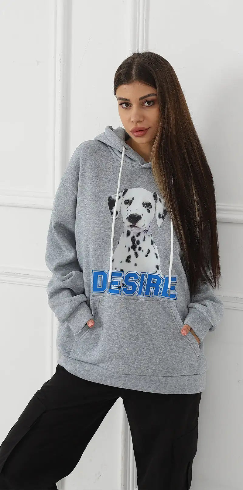 Women's Fashionable Casual Printed Long Sleeved Sweatshirt - SJB-DIAMOND ELITES