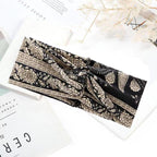 Sweat-absorbent And Anti-perspirant Bundled Headband With Wide-brimmed Print Headband Pi-Mart