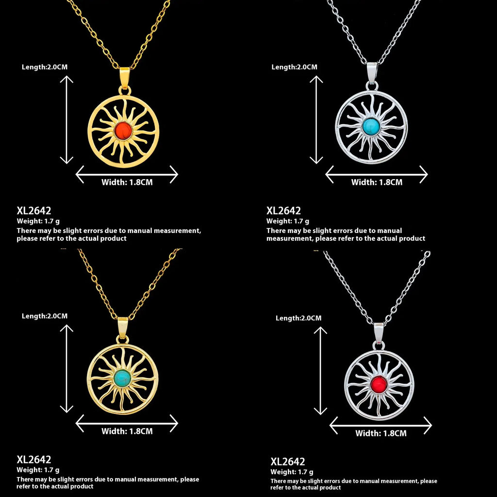 European And American Moon Necklace Niche Non-fading High-grade Accessories