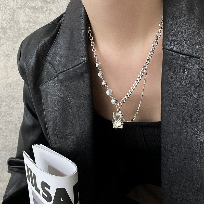 Ice Cracked Necklace - SJB-DIAMOND ELITES