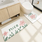 Bathroom Absorbent Non-slip Carpet Floor Mat Pi-Mart