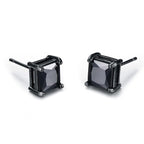 Small Black Punk Stud Earrings Pi-Mart
