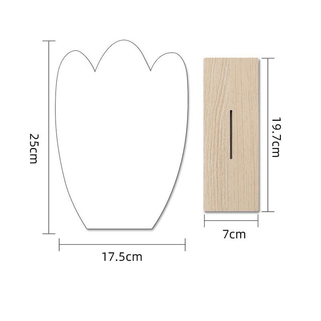 Korean style Makeup Mirror Ins Irregular Acrylic Decorative Mirror Wooden Base Cosmetic de maquillaje Beauty Tools Dropshipping - SJB-DIAMOND ELITES