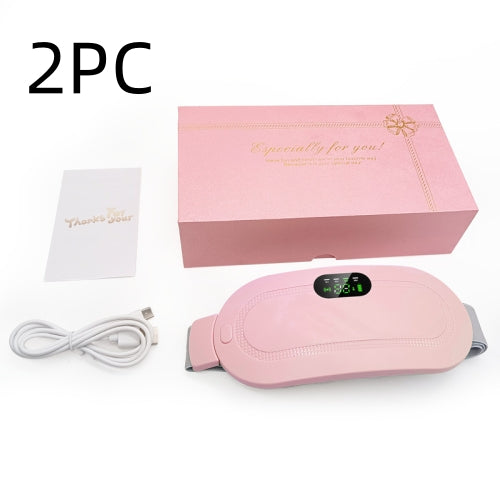 Menstrual Heating Pad Smart Warm Belt Relief Waist Pain Cramps Vibrating Abdominal Massager Electric Waist Belt Device Pi-Mart