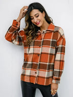 Pumpkin Spice Button-Down Jacket