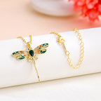 Fashionable All-match Color Zircon Necklace Pi-Mart