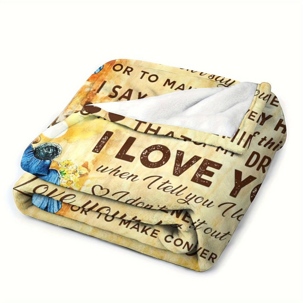 Valentine's Day Gifts For Wife, Wedding Anniversary, Romantic Gifts For Wife, Throw Blanket