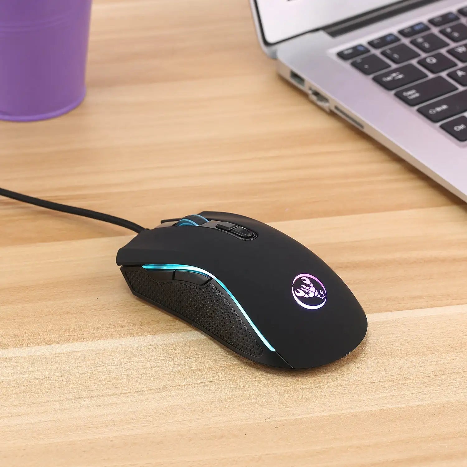 Gaming Usb Luminous Wired Keyboard Floating Manipulator Lootquake LLC