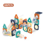 Color Window Building Blocks Sliding Beads Transparent Pipe Assembly Blocks
