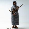 Down Jacket Goose Down Outdoor Thickened Ultra-long Coat Pi-Mart