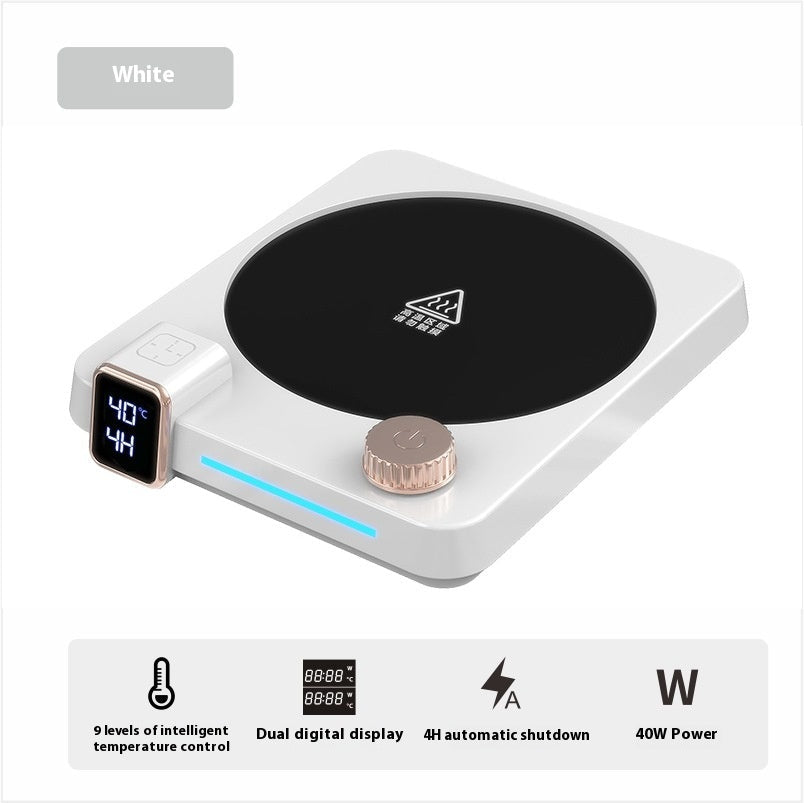 Instant Hot Timing Thermal Cup Pad Coffee Heating Coaster Winter Kithchen Gadgets Pi-Mart