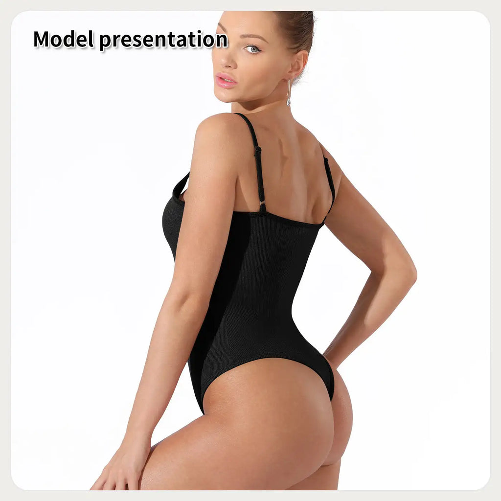 Women's Fashion Simple Solid Color Bodysuit - SJB-DIAMOND ELITES