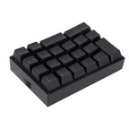 Wired Keyboard Stepped Keycap Fadeless Durable Backlit 21 Keys LED Mechanical KeyboardRed Shaft - SJB-DIAMOND ELITES