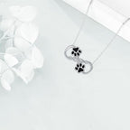 Clavicle Chain Simple Cute Dog's Paw Necklace