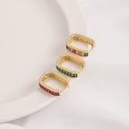 Round Earrings Heart-shaped High Sense Pi-Mart