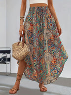 Personality Printed A- Line Skirt Casual Lootquake LLC
