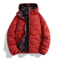 Men's Down Jacket Winter 90 White Duck Down Stand Collar Thickened Graphene Warm Jacket Coat Women Pi-Mart