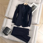 Senior Gray Suit Business Women Pi-Mart