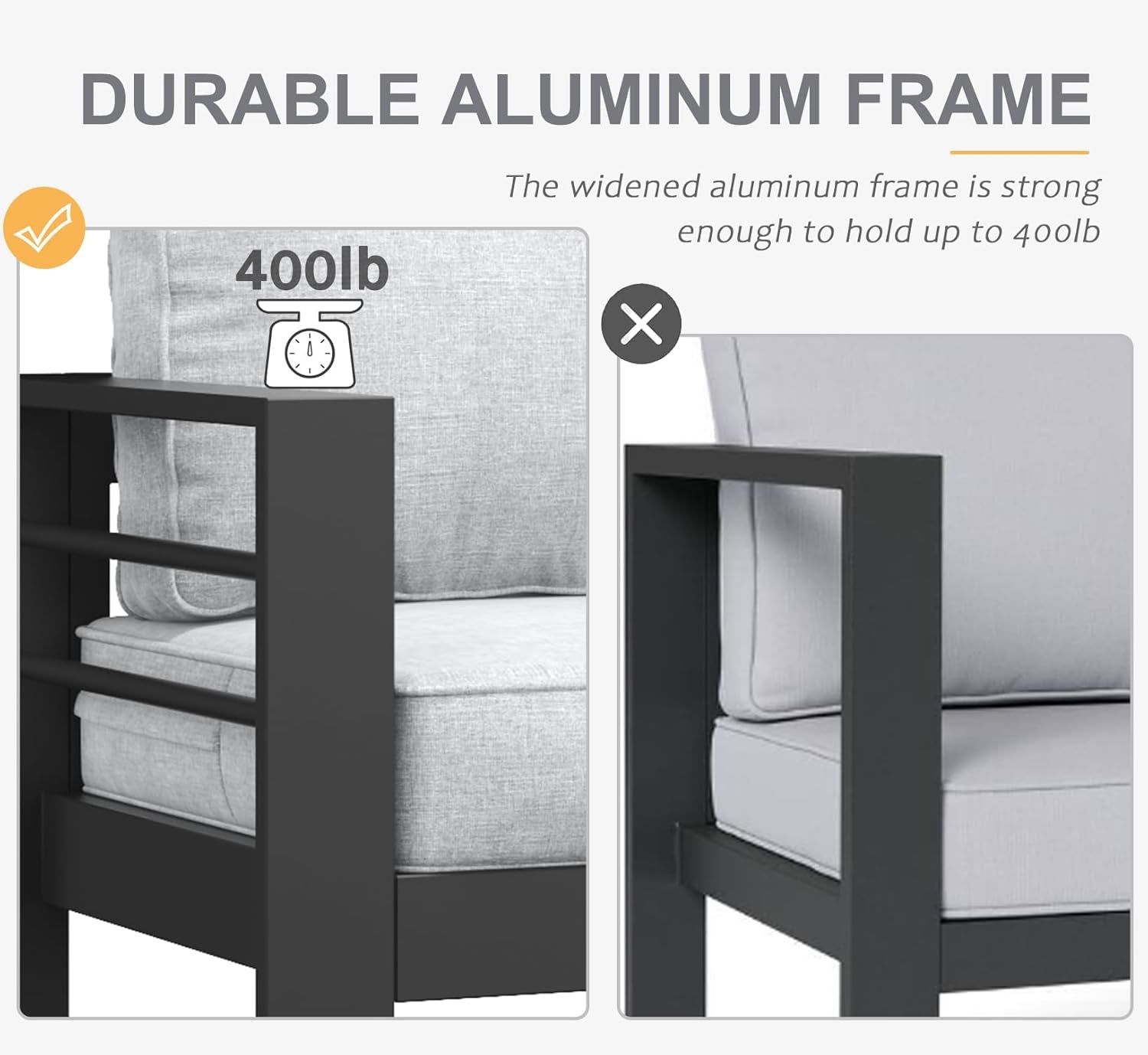 Aluminum 5 Piece Patio Furniture Set With Fire Pit Table Lootquake LLC