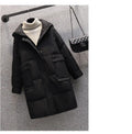 Thick Hooded Loose Pocket Padded Jacket Pi-Mart