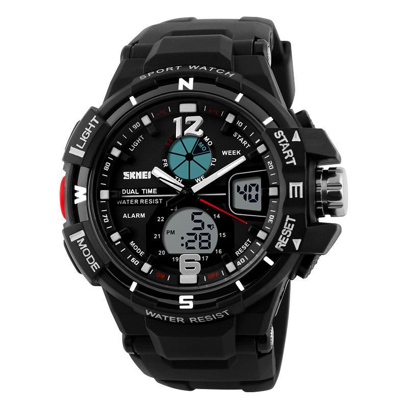 Fashion Digital Army Military Watch Mens Sports  Wristwatch  Shock Resist Clock Quartz Watch Waterproof 50M - SJB-DIAMOND ELITES
