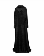Warm Blanket Long Coral Fleece Blanket With Sleeves Coral Fleece Pocket Blanket  Winter Wash Flannel Blankets Pi-Mart