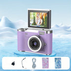 New high-definition digital camera Simple operation of buttons to take photos and videos Beginner entry CCD card machine surprise gift for friends You can choose to use a 32G memory card for direct storage and use portable-mu Lootquake LLC