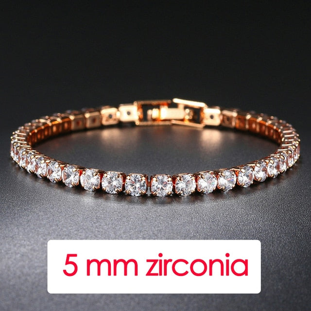 Iced Out Crystal Tennis Bracelet Pi-Mart