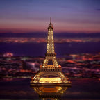 Rolife Night Of The Eiffel Tower Large Wooden Puzzle With 4 Light Shows For Gift Pi-Mart