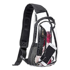 Premium PVC Transparent Chest Bag – Waterproof Fanny Pack Crossbody & Belt Bag for Stadiums and Concerts
