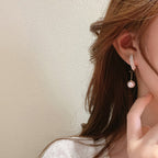 New Trendy High-end Earrings Retro Light Luxury Simple Earrings