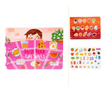 Children's Busy Book Educational Toys Repeated Paste Pi-Mart