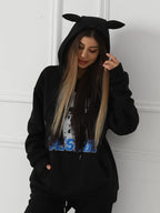 Women's Fashionable Casual Printed Long Sleeved Sweatshirt - SJB-DIAMOND ELITES