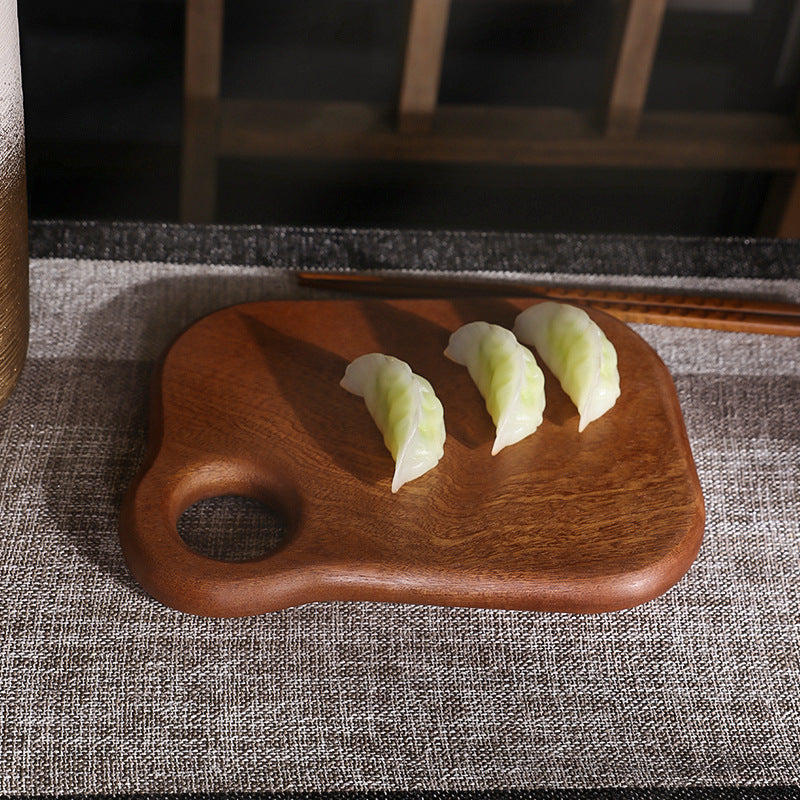 Chopping Board Ebony Solid Wood Cutting Board Kitchen Household Cutting Board Pi-Mart