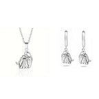 Fashion Little Girl And Dog Hug Necklace Pi-Mart