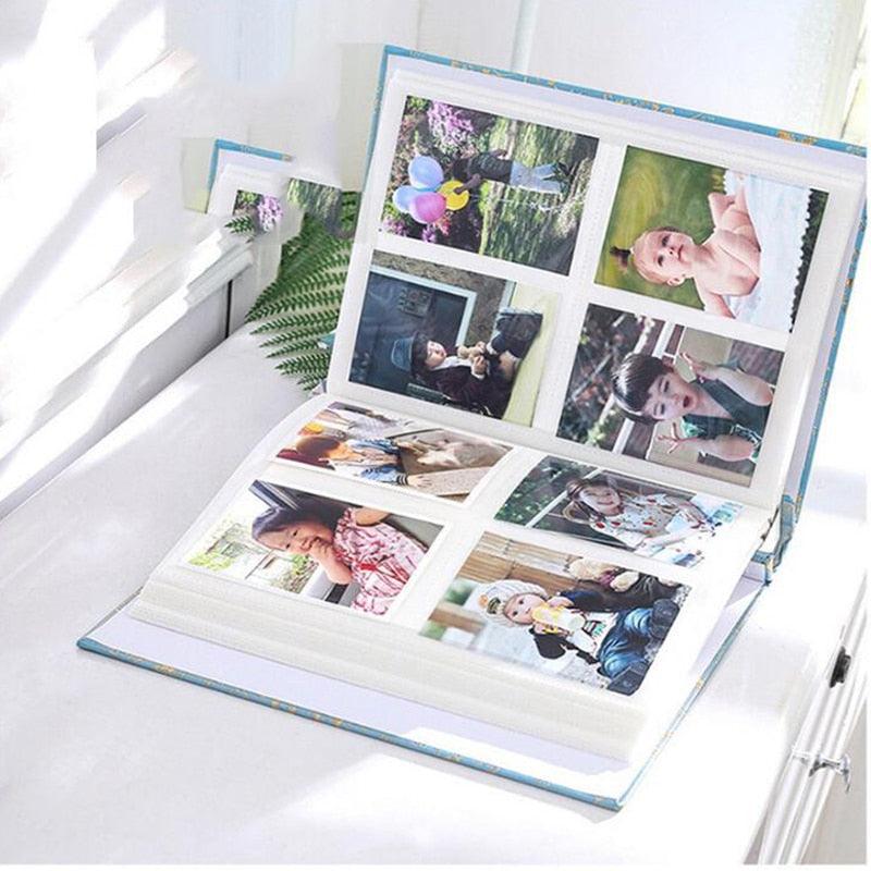 4D Large 6-inch Intert Photo Album 200 Pages Scrapbook Paper Baby Family Scrapbook Albums Wedding Foto Album Scrapbooking Album DIY Memorable Gifts For Loved Ones Stevvex