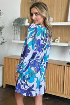 Floral Long Sleeve Romper with Pockets - S-3XL | Femstylo
