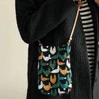 Three-dimensional embroidery crossbody mobile phone bag female, mini mobile phone bag, shoulder small and light phone purse - SJB-DIAMOND ELITES