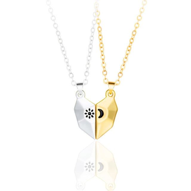 Korean Fashion Magnetic Couple Necklace Pi-Mart
