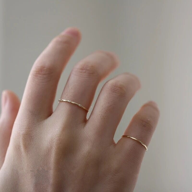 Pavé Crystal Tail Ring - SJB-DIAMOND ELITES